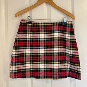 Hill House "Hallie" Plaid Miniskirt, M